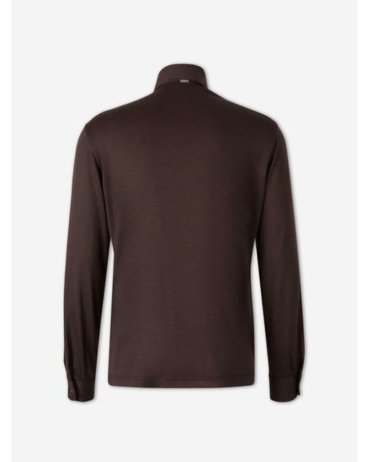 Polo di Herno in Brown da Uomo