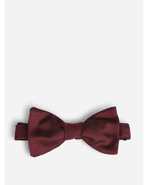 Petronius Purple Plain Silk Bow Tie for men