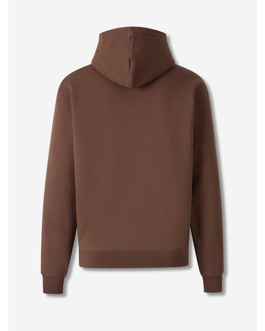 Felpa Con Cappuccio di Jacquemus in Brown da Uomo