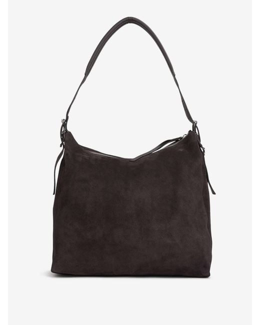 Lemaire Black Maxi Hobo Bag for men