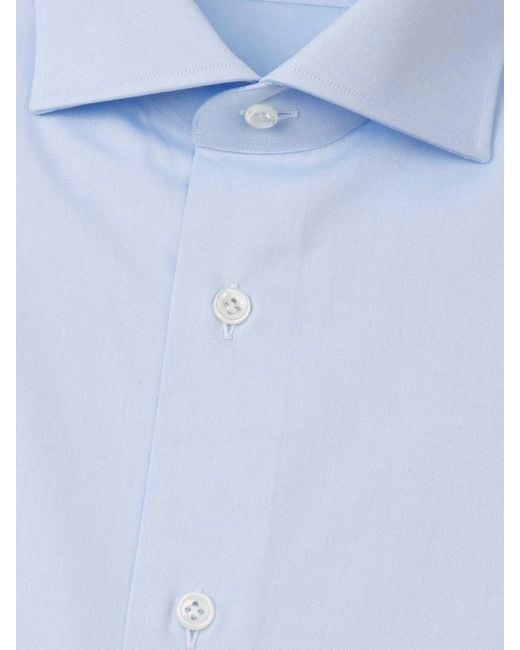 Santa Eulalia Blue Camisa Formal Classic Fit for men
