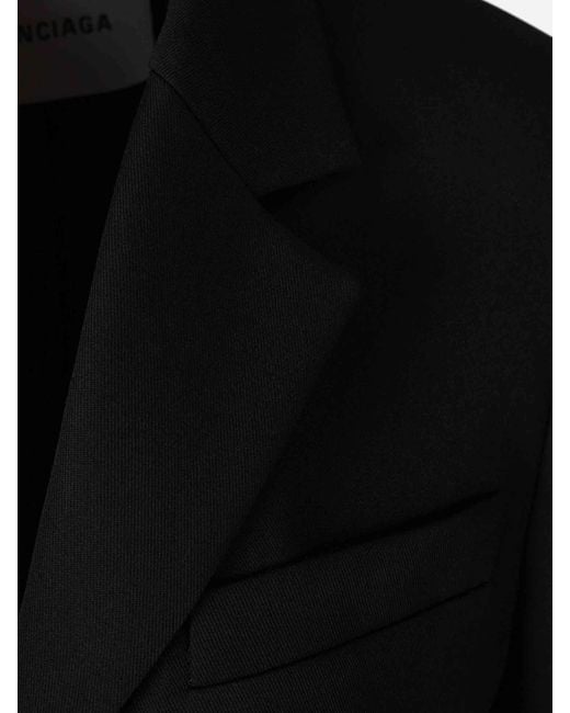 Balenciaga Black Blazer Cropped