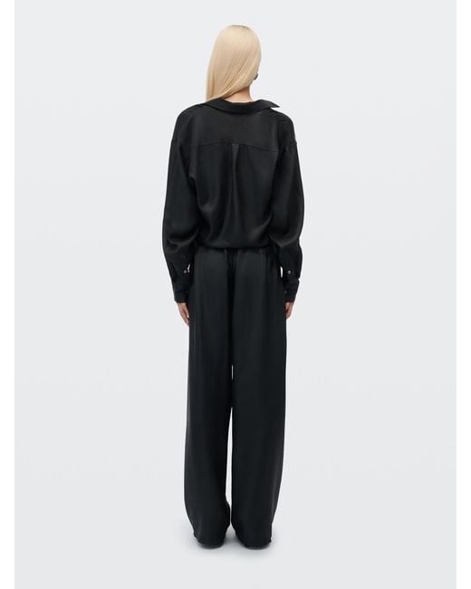 Alexander Wang Black Layered Top Shirt