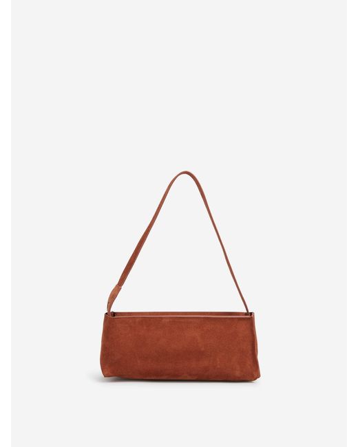 Marni Red Rectangular Suede Bag