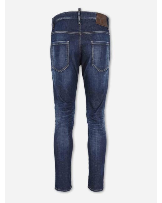 DSquared² Blue Slim Skater Jeans for men
