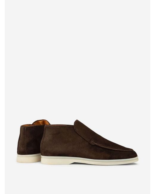 Aurélien Brown City Suede Boots for men