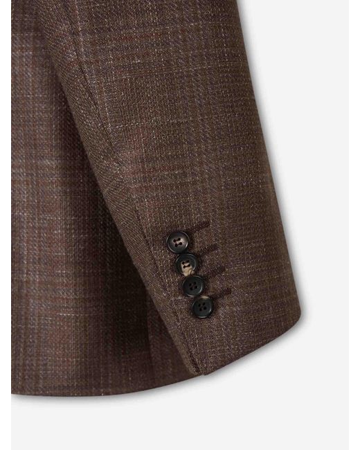 Canali Brown Blazer Straight for men