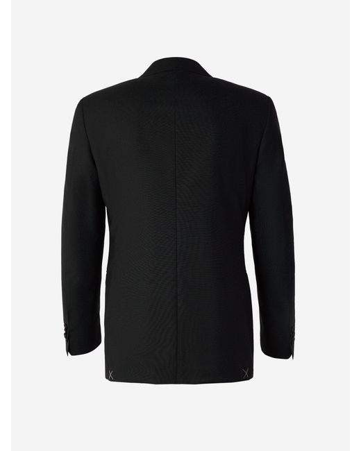 Canali Black Wool Milano Suit for men