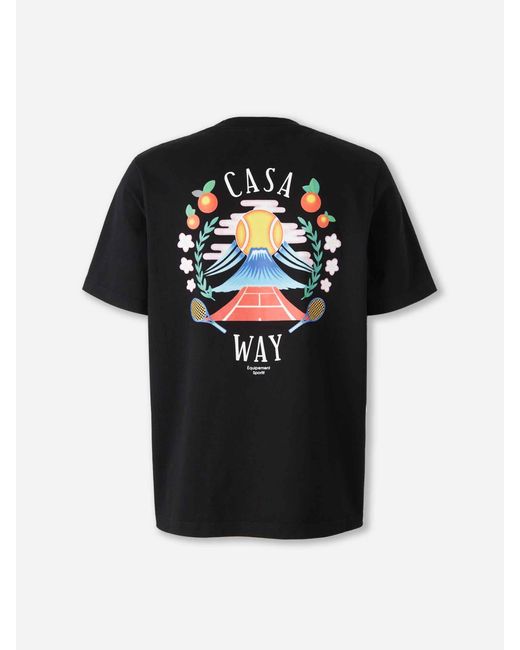 Casablanca ★ Casa Way Mountain Tシャツ CASABLANCA Men's Casa Way Mountain Graphic T-Shirt | Neiman