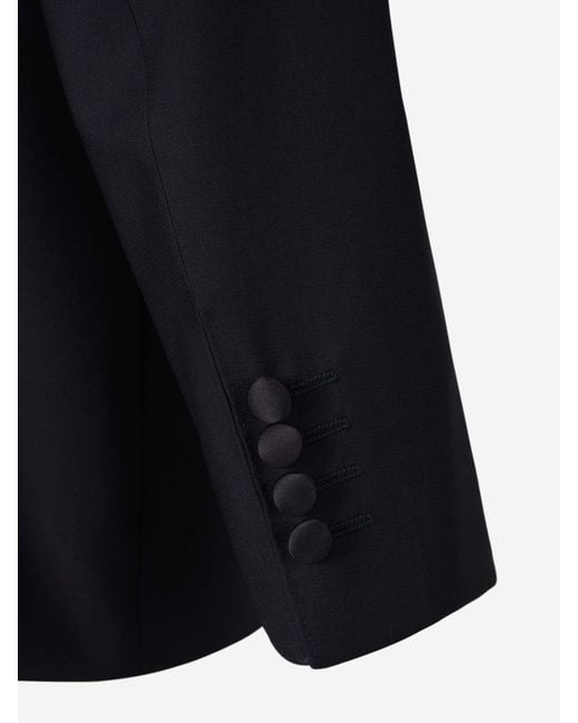 Canali Blue Tuxedo Capri Wool for men