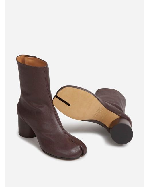 Maison Margiela Brown Tabi Boots