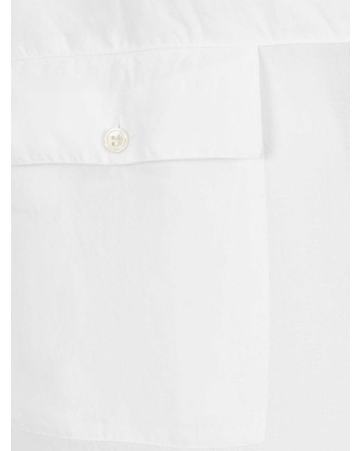 Vincenzo Di Ruggiero White Casual Short Sleeve Shirt for men