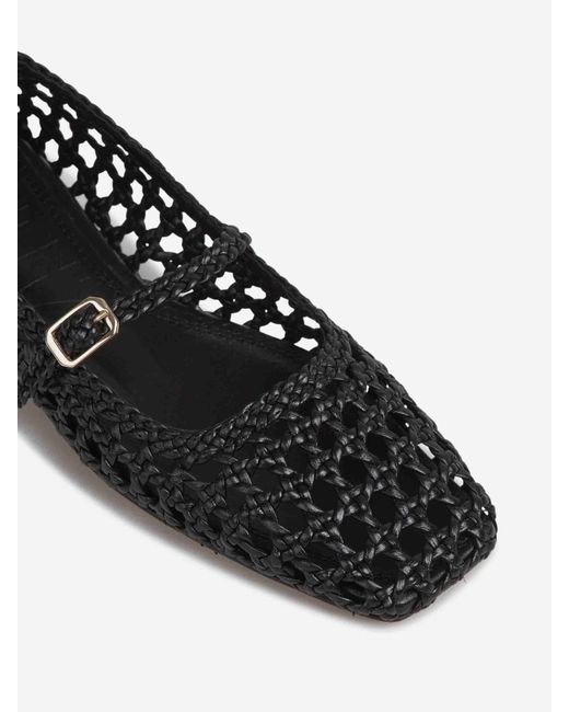 Souliers Martinez Black Mary Jane Paris Ballerinas