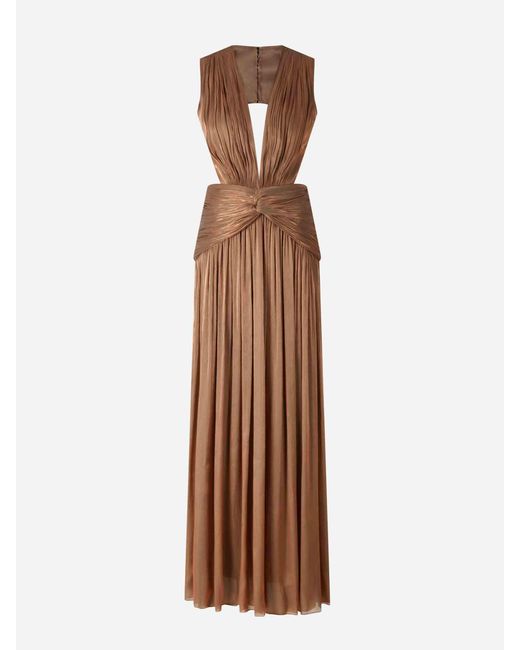 Costarellos Brown Maxikleid Silla