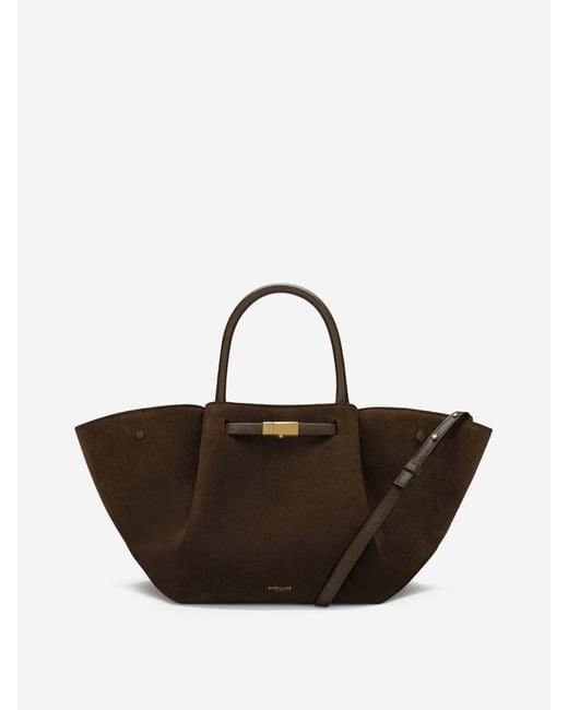DeMellier London Brown The Midi New York Shoulder Bag