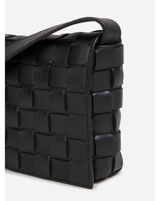 Bottega Veneta Black Orto Messenger Shoulder Bag for men