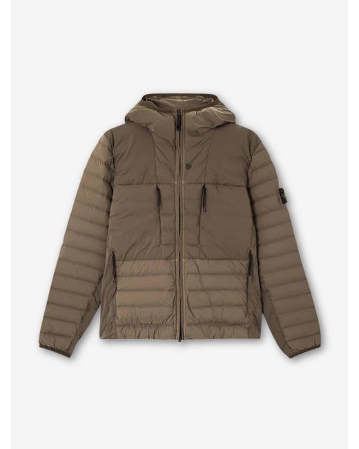 Stone Island 4100020 Seamless Tunnel Nylon Down-Tc in Brown für Herren