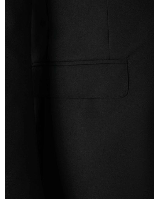 Canali Black Wool Milano Suit for men