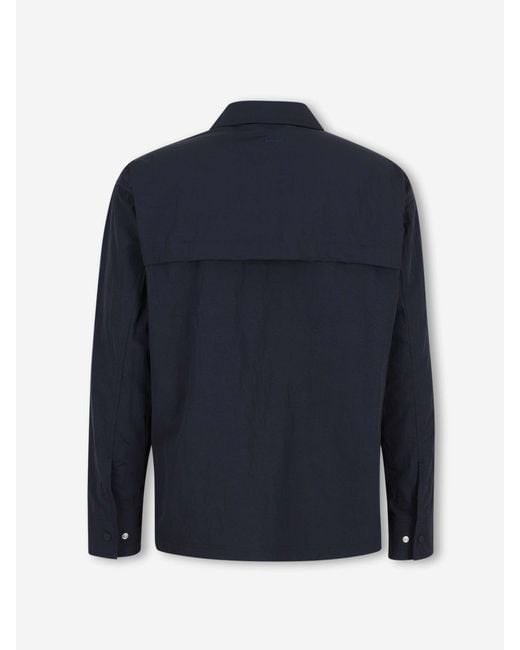 Laminar Blue Shirt Jacket for men