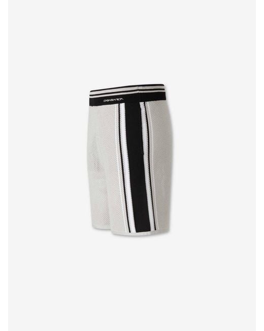 Casablanca Multicolor Cotton Mesh Bermuda Shorts for men
