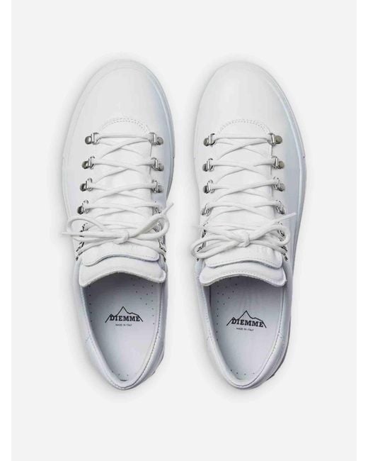 Diemme White Morastica Low Sneakers for men