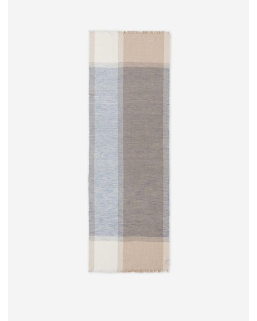 Santa Eulalia Multicolor Linen Scarf for men