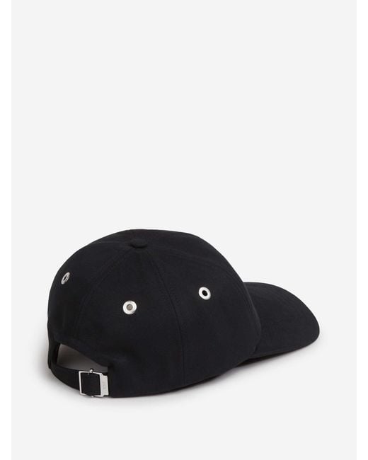 AMI Baumwoll-Logo-Kappe in Black für Herren