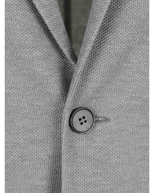 Harris Wharf London Gray Blazer Straight Cotton for men