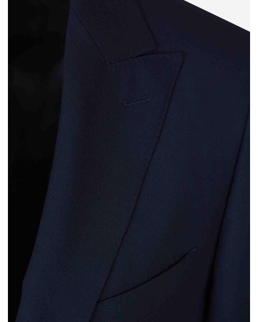 SCABAL® Blue Formal Wool Suit for men