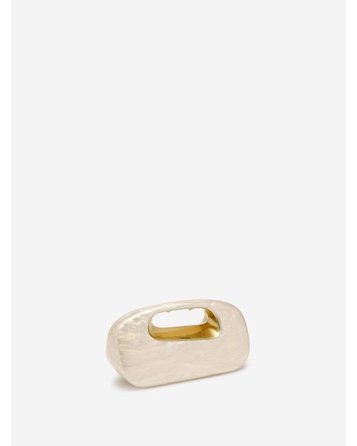 Cult Gaia Natural Clutch Amara