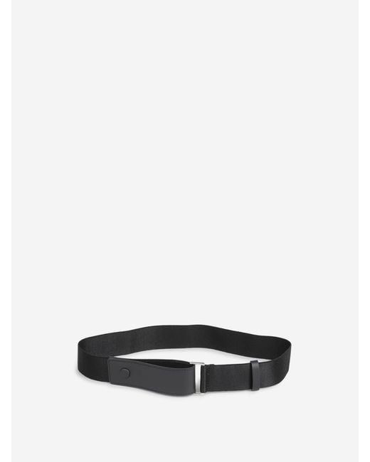 Max Mara White Elastic Belt