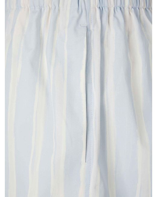 Jacquemus White Straight Bermuda Shorts for men