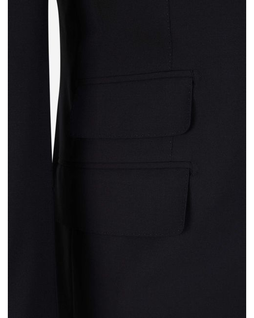 Tom Ford Blue Plain Wool Suit for men