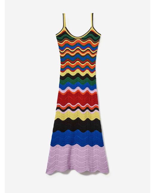 LaDoubleJ White Chevron Knit Sundress
