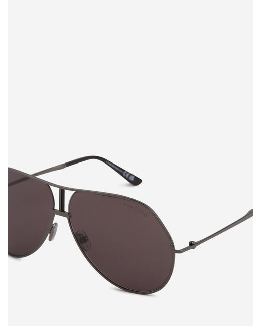 Occhiali Da Sole Aviatore di Tom Ford in Brown da Uomo