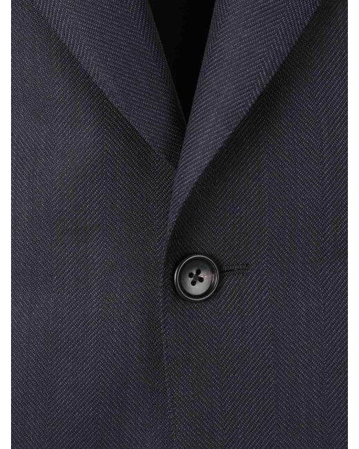 Tom Ford Blue Straight Wool Suit for men