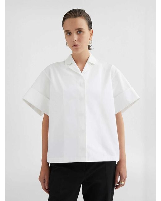 Jil Sander White Plain Shirt