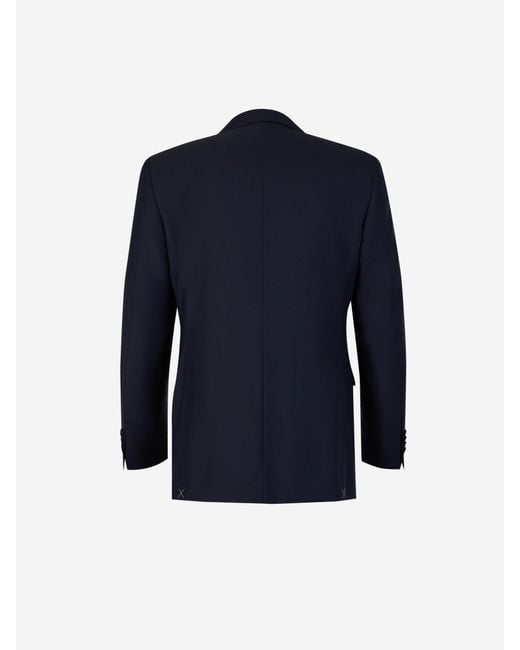 Canali Blue Milano Wool Suit for men