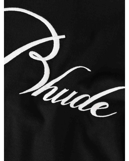 Rhude Rundhals-T-Shirt in Black für Herren