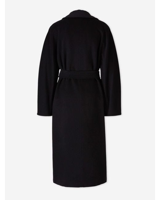 Max Mara Black Long Icon Coat