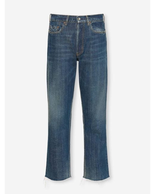 Maison Margiela Blue Straight Jeans for men
