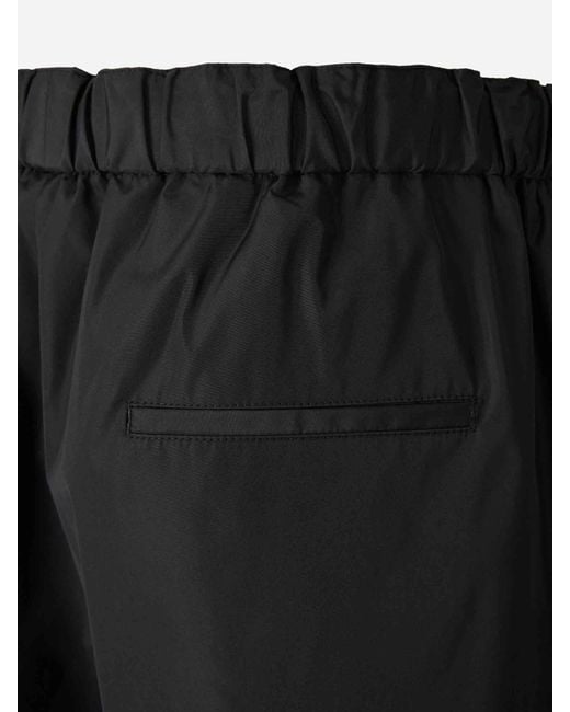 Bermudas Techniques Larges Jil Sander pour homme en coloris Black