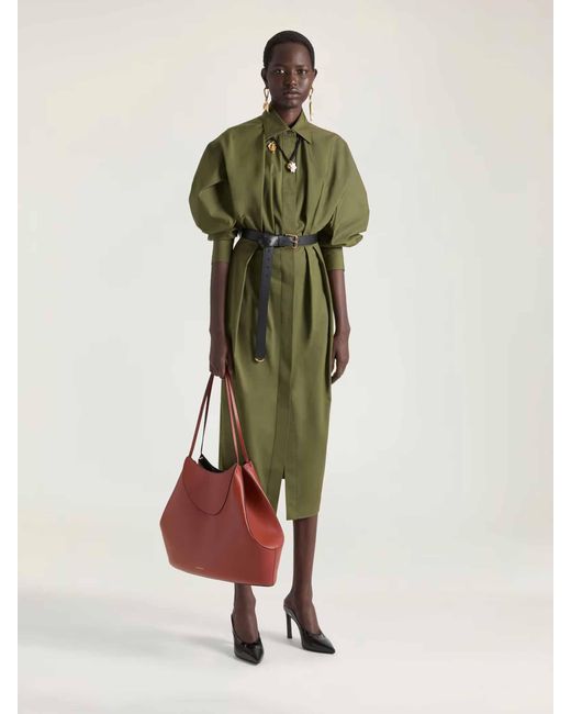Abito Midi A Camicia di Givenchy in Green