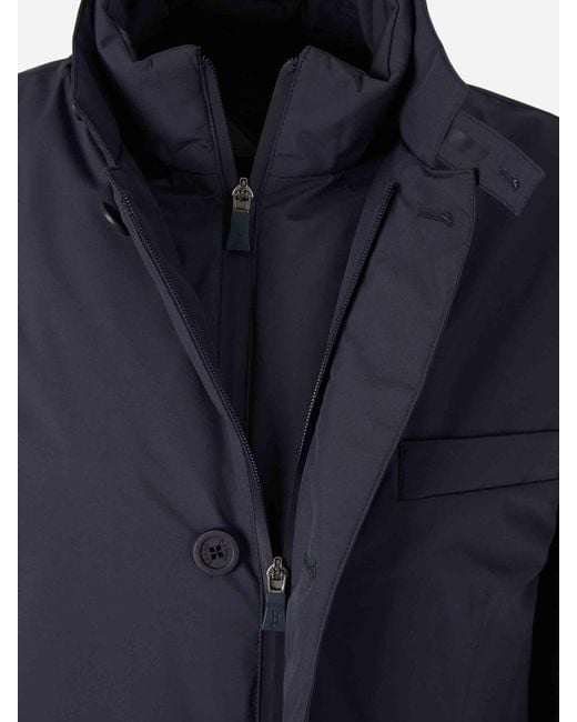 Longue Doudoune Herno pour homme en coloris Blue