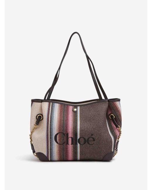 Borsa Clover Cabas di Chloé in Multicolor