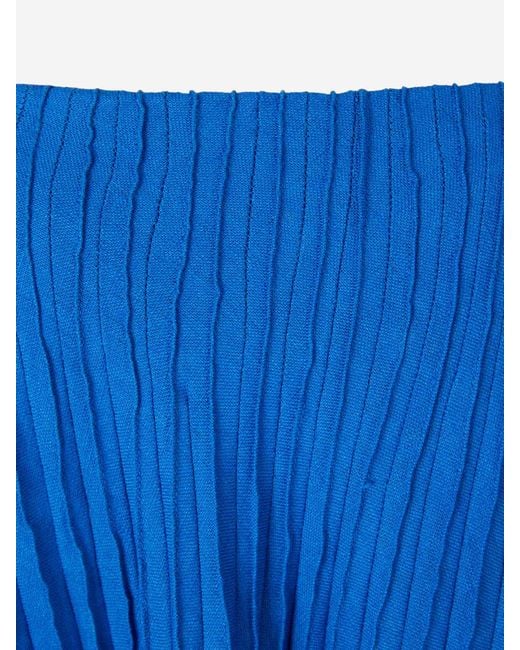 Robe Maxi Un Ritmo ANDRES OTALORA en coloris Blue