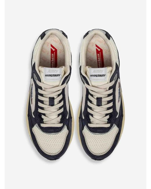 Autry Blue Hyperway Low Sneakers for men