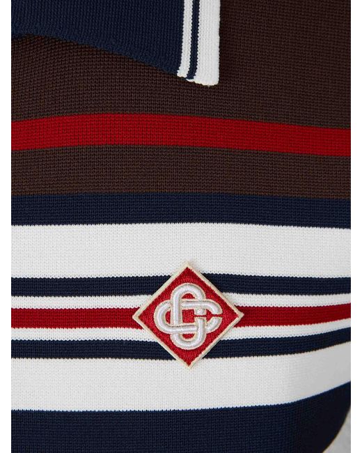 Casablanca Blue Casual Knit Jacket for men
