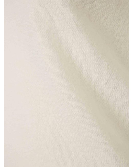 Erdem White Embroidered Knit Top