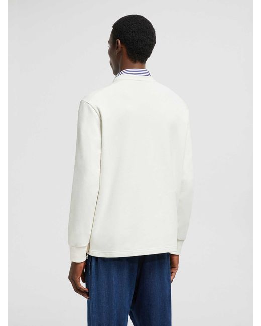 Sudadera Cuello Redondo Moncler de hombre de color White